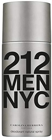Carolina Herrera 212 Men NYC homme/men, Deodorant Natural Spray, 1er Pack (1 x 150 g)