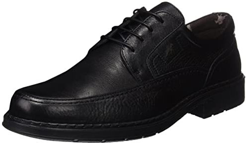 Fluchos Clipper Zapatos de Cordones Derby, Hombre, Negro (Negro 000), 44 EU (10 UK)
