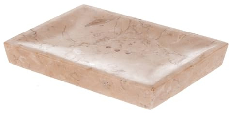 Marmor Seifenschale, Zen Schale für den Waschtisch, elegant, Creme