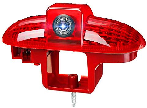 Night Vision Third Brake Light Camera Rear Backup Camera Replacement for Ren-ault Trafic (2001-2014), Opel Combo (2001-2011),Vauxhall Vivaro (2001-2014) Primastar FIAT Talento