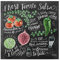artboxONE Poster 20x20 cm Typografie Tomato Salsa Recipe - Bild Tomatosalsa Cook Eating