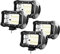 UISEBRT 4 x 72W Zusatzscheinwerfer LED Offroad Scheinwerfer - Arbeitslicht Arbeitsscheinwerfer 21600LM 10-30V 6000K Wasserdicht IP67 （4 x 72W