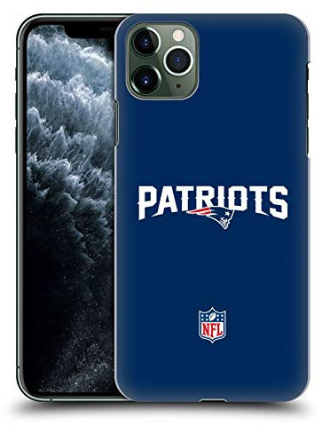 Head Case Designs Officially Licensed NFL Plain New England Patriots Logo Hard Back Case Compatible With Apple iPhone 11 Pro Max