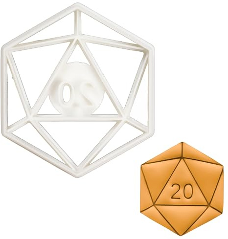 Natural 20 Ikosaeder Ausstechform, 1 Teil