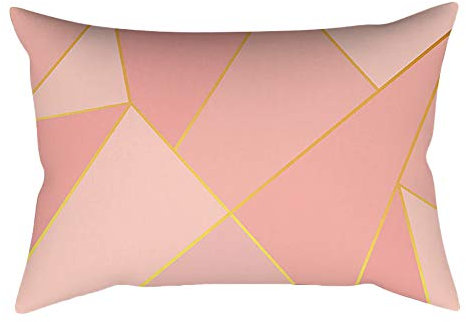 Kissenbezug Zierkissen Kopfkissen Dekokissen Wohnzimmer Schlafzimmer Kinderzimmer Hochzeit Party Deko Kissen Dekoration Rose Gold Kissenbezüge Kissenhülle Autos Couch Kissen Bezüge 30X50 Weiß Rosa