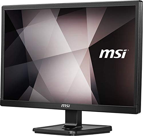 MSI PRO MP221 Monitor Professionale Flat 22, Display 16:9 Full HD (1920x1080), Frequenza 60Hz, Tempo di risposta 5ms, Pannello TN antiriflesso, collegamenti 1x HDMI e 1x VGA, VESA 100x100mm standard