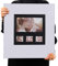 RECUTMS 600 Taschen Fotoalbum können 10x15 Foto PU Lederbezug Schwarze Seiten Super große Kapazität Familienfotoalbum Geschenk Speicher Fotobuch Fotoalbum Hochzeit (Weiß)