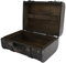Vintage Holz Koffer Große Kapazität Fester Griff Holz Aufbewahrungsbox Studio Dekoration Schaufenster Fotografie Requisiten Koffer 9,4 X 6,8 X 4,7 Zoll