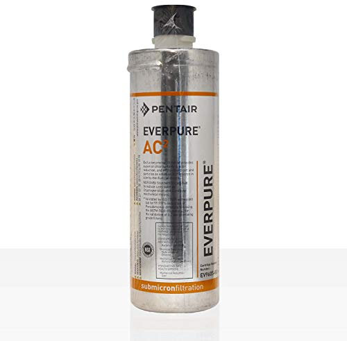 FILTRO EVERPURE AC2 (ex 2DC) 2.840 LITRI 0,5 MCR CONTROLLO BATTERICO - DEPURATORE PURIFICATORE ACQUA RICAMBIO | CARTUCCIA ARGENTIZZATA