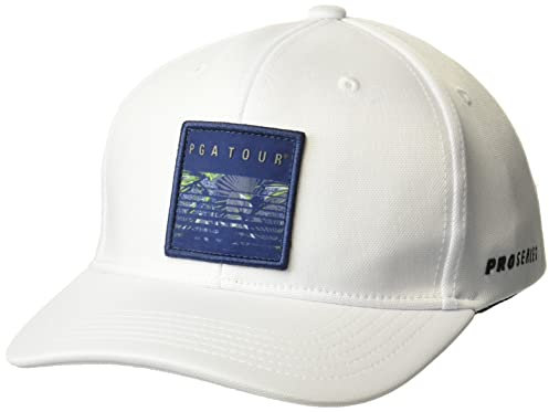 PGA TOUR Herren Palms in Motion Golf Gap Hut, Helles Weiß, Einheitsgröße