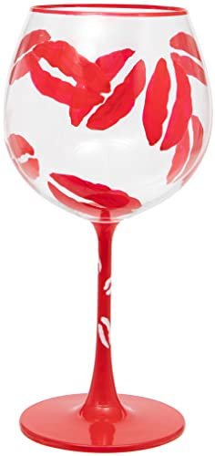 Maturi Vaso de ginebra pintado a mano, 625 ml, en caja de regalo