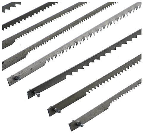 ICAMAS 12 Stück 10/15/18/24 Zähne festgesteckte Dekupiersägeblätter 125 mm schwarz Holzbearbeitung Elektrowerkzeuge Zubehör