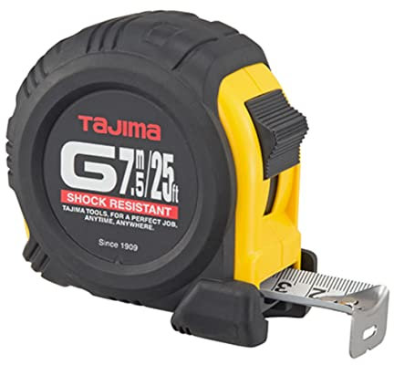 Tajima Mètre ruban G-Lock GL25-75D-EUR 25 mm x 7,5 m