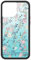 Wildflower Gallery Girlie Blue Hülle, kompatibel mit Apple iPhone 13 Pro Max, Blau, Rosa, Ranken, floral, trendig, schützender schwarzer Stoßfänger, 1,2 m Falltest-zertifiziert, kleines Unternehmen im