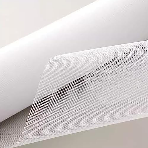 Zanzariera Rotolo 150 x 200 cm, DIYCUT Zanzariera in Fibra di Vetro, 17 Maglie Rete Zanzariera Bianca, Zanzariere per Finestre in Fibra di Vetro Invisibile Trasparente per Resiste a Insetti e Mosche