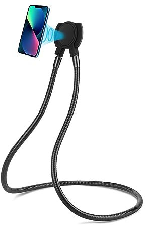 Eight Space Magnetischer Telefonhalter, Verstellbarer Hals Telefonhalter, Schwanenhals Handy Halter für Bett, Universal Handy Ständer Flexibler Tablet Ständer Halter für 4-12.9 Gerät