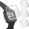 Vancle 3 Stück Schutzhülle Kompatibel mit Fitbit Versa, Weiche TPU Vollschutz Display Schutz, Staubdichte Kratzfeste Hülle für Fitbit Versa, Transparent