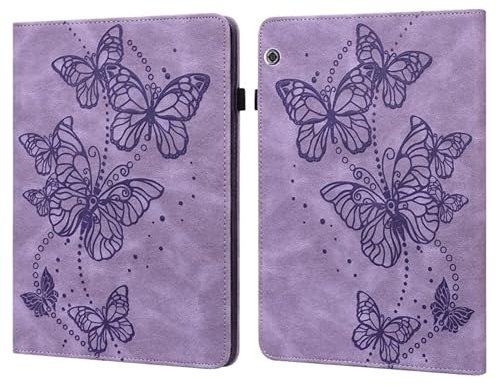 Tablet case for Huawei MediaPad T5 10 inch Embossed Butterfly Pattern Horizontal Flip Leather Tablet Case Tablet accessories