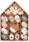 Valery Madelyn 40er Ostereier zum Aufhängen für Osterdeko,Nature künstliche Ostereier für Ostern Deko,Braun Weiß Ornament für Osterkörbchen Frühlingsdeko,Ostern Geschenke Kinder(L)