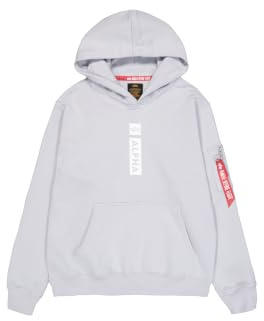 Alpha Industries Herren Alpha Puff Print Hoodie