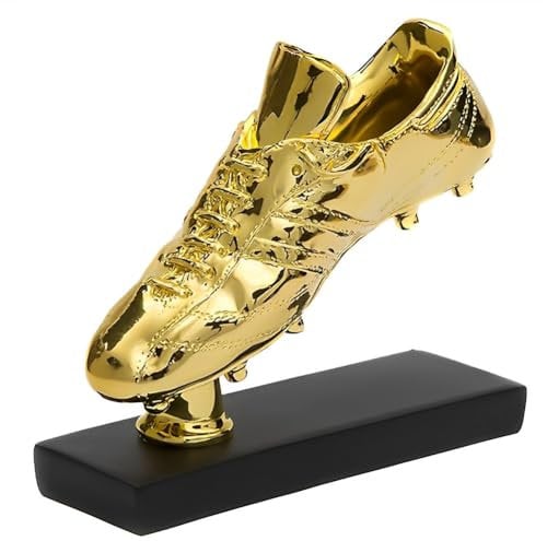 MCBEAN Trofeo Stivali d'oro Coppe del Mondo Scarpa d'oro Premio per Il miglior tiratore Trofei in Resina Souvenir di Calcio da Collezione Ornamenti per vetrina da Ufficio