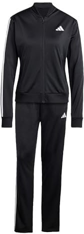 adidas Donna ESSENTIALS 3-STRIPES TRACKSUIT, Black, L