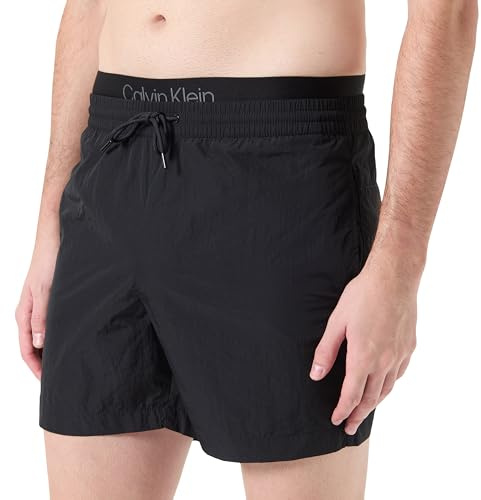 Calvin Klein Medium Double Waistband Km0km01081 Costume da bagno Unisex - Adulto