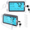 ZEAYEA 2 Pcs Universal Thermostat Lock Box with Key, Clear Thermostat Guard for Thermostat on Wall, Thermostat Cover AC Lock Box Cover Fits Thermostats 6 L x 3.9 W x 2 H or Smaller