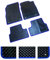 DB Bespoke - Tailored Rubber Car Mats - Compatible with Dacia Duster 2013-2017 - Non-Slip Rubber Mats - 4 pc Car Floor Mats with 2 clips - Choice of Colours