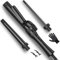 Skinny Pencil Barrel Curling Wand Iron Tongs 10mm-32mm, Anti-Scald Top, 3 in 1 Hair Curler with 2 Crocodile Clips 1 Anti-Scald Silicone Gloves, PTC Ceramic LCD 180°C & 210°C Gifts for Girl Women