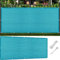 Tenda a Vela Parasole 200 x 300 cm Rettangolare Protezione Raggi UV Tenda Parasole a Vela Telone per Giardino con Kit di Fissaggio per Esterno, Giardino, Terrazza, Piscina, Blu Cielo