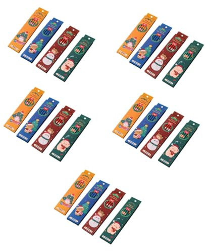Lurrose 120stücke Weihnachtsbleistifte Mit Radiergummis Für Schule Kreativität Und Für Hb Bleistifte Designs Für Zeichnen Und Schreiben