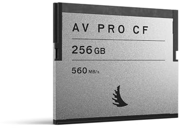 Angelbird AV PRO CF 256 GB - CFast 2.0 Memory Card - for Cinematography and Continuous Mode Photography - up to 12K RAW
