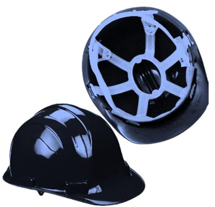 Hard Hat, Safety Helmet, Hard Hats Construction, Hardhat, PPE, Construction Helmet, Mens Womens Childs Multi-Position 6-Point Adjustable, Builders, Work Safety Equipment & Gear (Black)