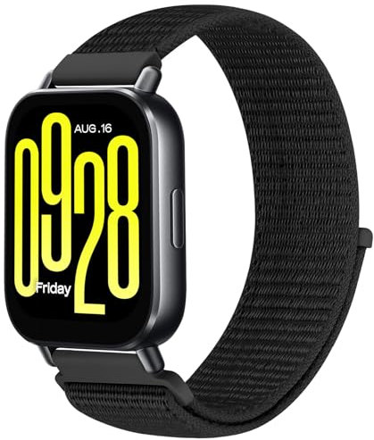 XANS Cinturino in Nylon Compatibile con Xiaomi Redmi Watch 5 Lite/Redmi Watch 5 Active, 22mm Ricambio di Cinturino per Amazfit GTR 4/GTR 3 Pro/GTR 3/GTR 2/GTR 2e/GTR 47mm/Bip 5 per donne uomini