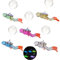 LUKIUP 5 pièces Veilleuse Jeux Piscine Enfant, 2025, Nouveau, Jouets de Plongée, Résine Lumineuse Jouet Piscine Enfant, Jeux d’été Jeux d'eau pour Adulte