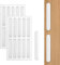 20 PCS Furniture bumper,6.3cm Cabinet Bumpers Transparent Bumpers Pads,anti door slam,Silicone Clear Cabinet Door Bumpers Adhesive Furniture Bumper For cabinets, doors, Windows etc(transparent)