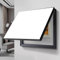 Copri Cassaforte a Muro Copertura Decorativa per Scatola Interruttori Nascosta per Homeline, Copertura per Scatola Contatore Elettrico da Esterno in Legno e PVC, Scatola Elettrica con Coperchio a Riba