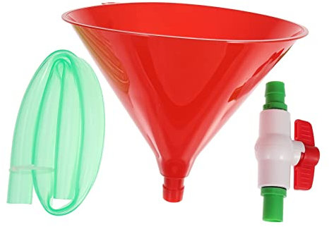 OUNONA 1 Set Plastic Beer Funnel with Valves for Party Games Leak Design for Beer Lovers Drinking Accessory for Fun Gatherings
