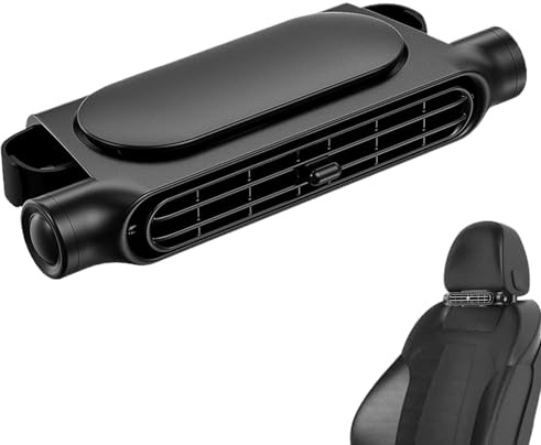 Jubilofex Car Fan | Back Seat Headrest Fan | Portable 3 Speed Muffler for Driving and Vehicle Travel