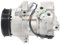 Compresor de aire acondicionado, compatible con Mitsubishi Colt. Compatible con Smart Forfour 1.1, 1.3 y 1.5-7813A058, 7813A132, MR568990, 4472209683 y 4472209685