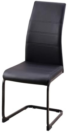 HTI living Schwingstuhl SallyP PU Schwarz
