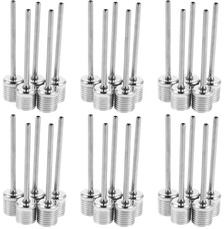 PRETYZOOM 150pcs Ball Pump Inflation Needles for Basketball Soccer Volleyball Air Compressor Compatible Ball Pump Needle Adapter Outdoor Use