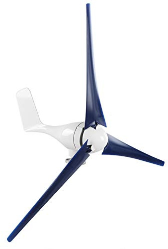 Cocoarm Generador Eólico Pequeño de 800 W, Generador de Turbinas Eólicas de 3 Palas con Síncrono de Imán Permanente, Arranque de 2,0 M S, Guiñada Automática, para Carga de Batería Doméstica Marina