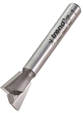 Trend Professional Dovetail Router Cutter Bit, 103 Degrees, 1/4 Inch Shank, 13.2mm Cut Diameter & 13mm Cut Length, Tungsten Carbide Tipped, 31/02X1/4TC