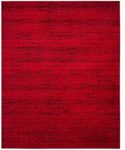 SAFAVIEH Adirondack Collection Accent Rug - 3' x 5', Red & Black, Modern Abstract Design, Non-Shedding & Easy Care, Ideal for High Traffic Areas in Entryway, Living Room, Bedroom (ADR117F)
