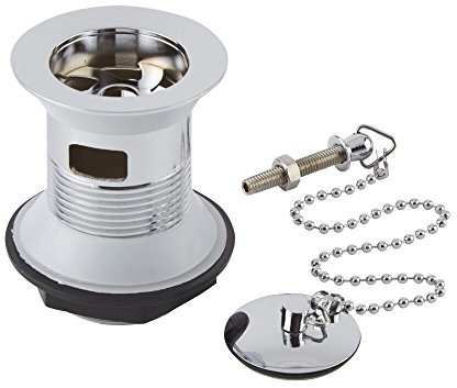 Milano Elizabeth Basin Waste Plug Ball Chain - Chrome