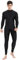 speerise Herren Turtleneck Spandex Langarm Unitard Bodysuit Tanzkleidung groß Schwarz