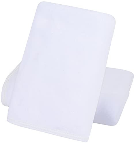 KinHwa Mikrofaser Handtuch 2er Set | Weiche und leichte Microfaser Handtücher, Mikrofaser Badetuch, Super saugfähiges Sporthandtuch| 40cm x 76cm | Reisehandtuch Schnelltrocknend & fusselfrei | Weiß