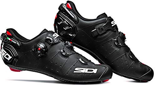 SIDI Schuhe Wire 2 Matt Carbon, Herren, Scape Radsport, Mattschwarz, 41 EU